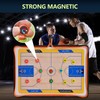flintronic Basketball Tactical Board, Basketball Tactical Board, Foldable Trainer Folder,