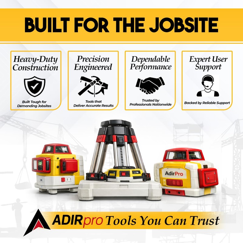 AdirPro 4" Wide Stream Gauge - Heavy Duty & All