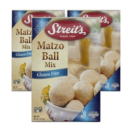Streit's Gluten Free Matzo Ball Mix - Kosher Certified, Suitable for Passover, No MSG Added, Just Add Eggs & Oil, Vegan-Friendly, Family Owned (4.5oz, Pack of 3)