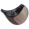 Motorcycle Helmet Lens Metal Button Removable UV Protection Adjustable Motorbike