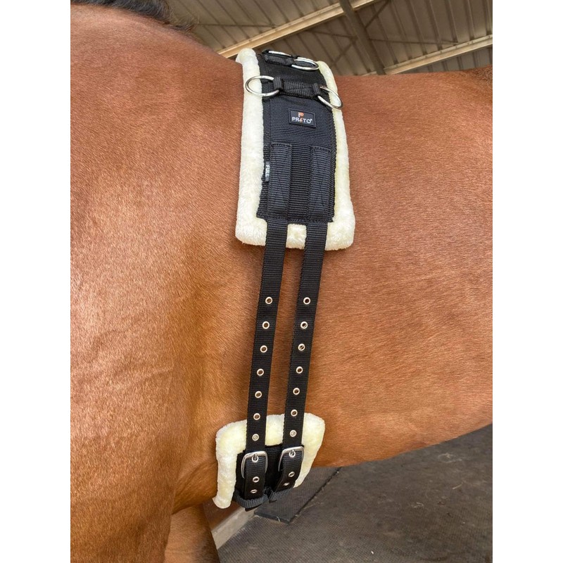 Preto Horse Training Body Roller or Lunging Girth Synthetic Nylon