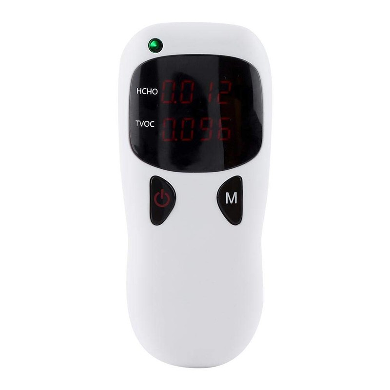 ASHATA Meter, Digital Formaldehyde Detector, Air Quality Meter, LED Screen,