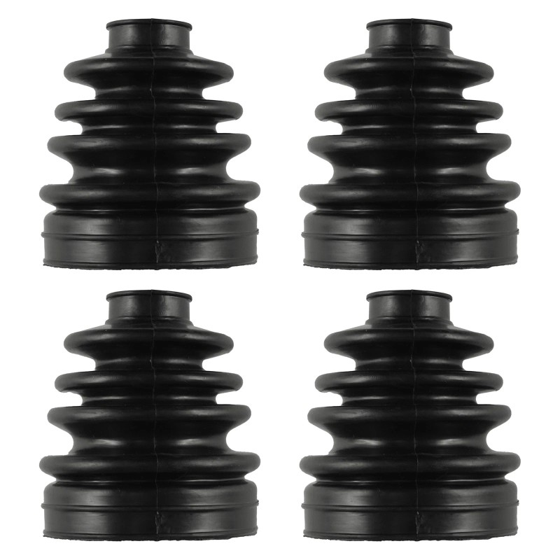 Caltric 2 Rear Axle Inner Outer CV Boot Kit for