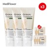 Mediflower 곡물 페이셜 클렌징폼 150mlx3+파우치5매 Grain Facial Cleansing Foam 150ml x 3 + Pouch 5 Sheets