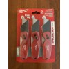Milwaukee 48-22-1500PA FASTBACK Compact Folding Utility Knife (3-Pack)