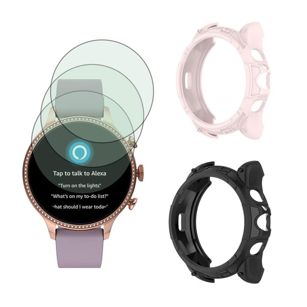 Protector de visualización de reloj (3+2 unidades) compatible con Fossil