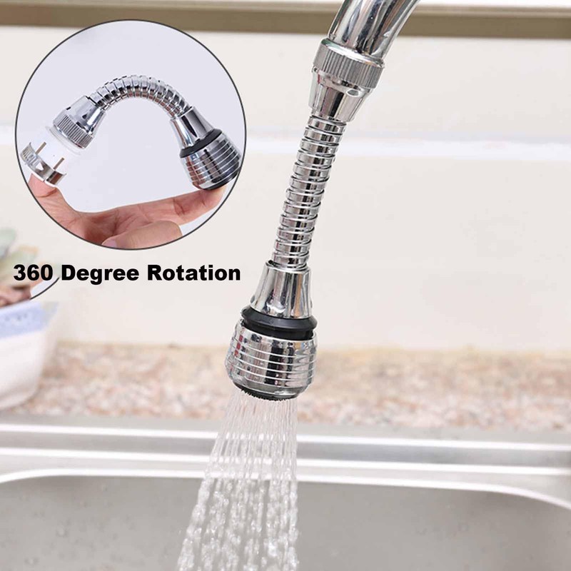 Ceeyoll 360 Degree Rotating Tap Aerator Rotatable Water Saving Tap