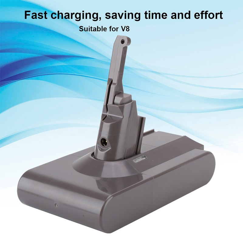 21.6V 3000mAh Liion Rechargeable Battery Fast Charge For V8