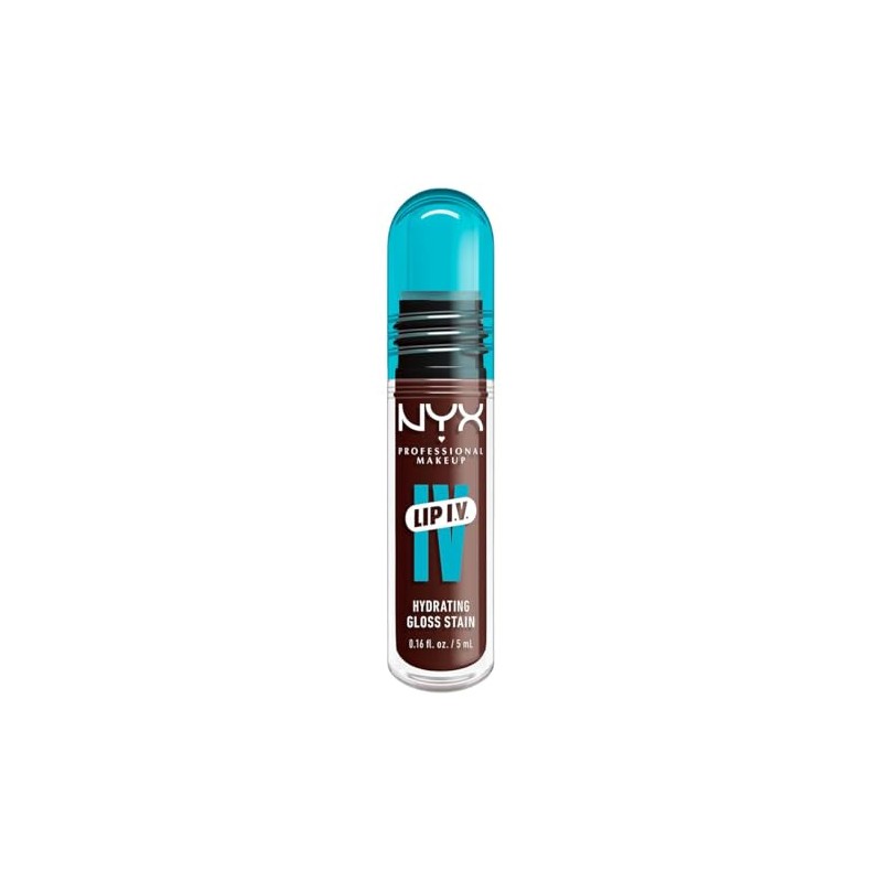 NYX Professional Makeup, LIP IV Gloss Serum Hidratante, Tono: Mocha