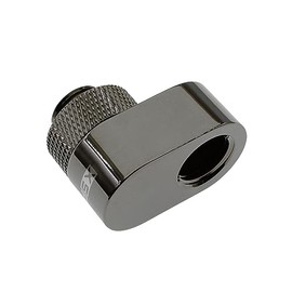 XSPC G1/4 Rotary 14mm Offset adapter - Black Chrome