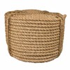 Twisted Manila Hemp Rope (1.25 Inch x 25 Feet) -