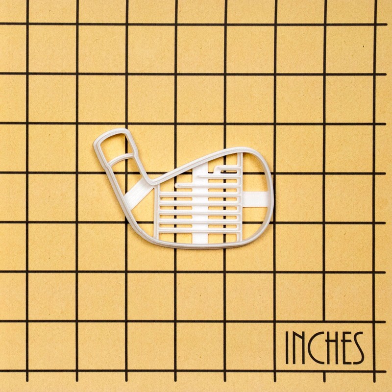 Golf Club Iron Cookie Cutter 1 Piece