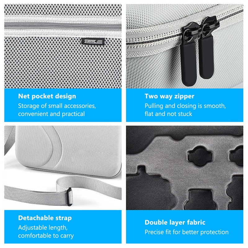 Portable Storage Bag Shockproof Handbag Waterproof Carrying Case Box for