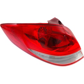 CarLights360: For Hyundai Veloster Tail Light Assembly 2012-2017 Driver Side | DOT Certified | HY2800146 | 92401-2V000