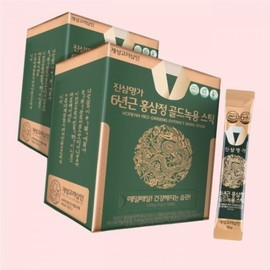 Jinsam Myeongga 6-Year-Old Korean Red Ginseng Extract Deer Antler Velvet Stick [4527414] / 진삼 명가 6년 근 고려 홍삼정 녹용 스틱 [4527414]