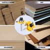 Yougfin 2PCS Tongue and Groove Set , 1/4" Shank Router