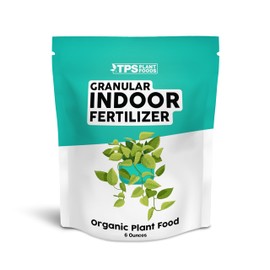 TPS NUTRIENTS Organic Indoor Plant Food, Slow Release Dry Granular Fertilizer for Indoor Houseplants (6 Ounces)