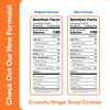 Gluten Free Partake Ginger Snap Crunchy Cookies - Vegan -