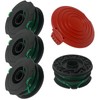 GH1000 Replacement Spool DF-080 String Trimmer Line for Black and