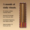 Dhrya Majestic Blend Incense Sticks, 8 Scent Variety Pack, Rosewood