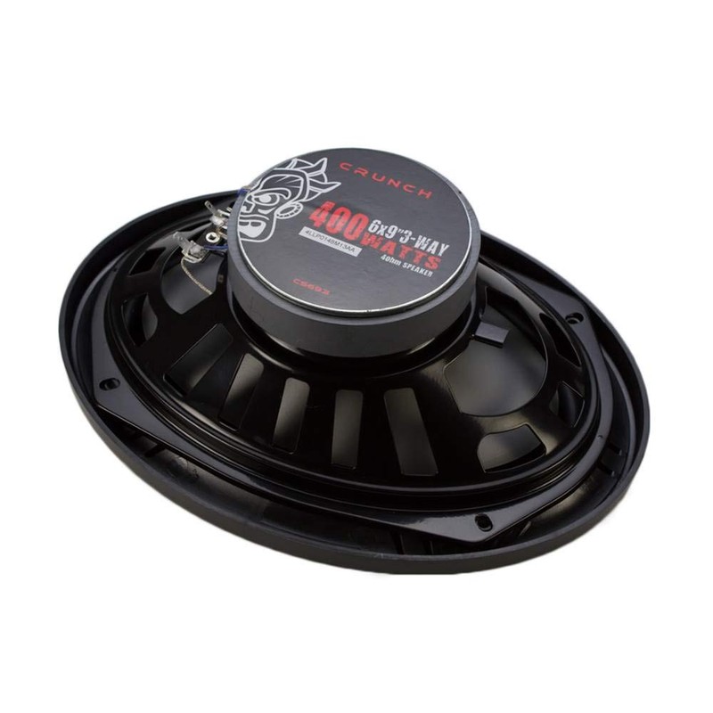 Crunch CS693 Full Range 3-Way Car Speaker, 6 x 9-Inch