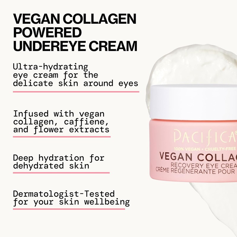 Pacifica Vegan Collagen Recovery Eye Cream 0.5 Oz