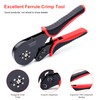 Hexagonal Ferrule Crimping Tool,Knoweasy 16-6 Ferrules Crimp Tool and Hexagonal
