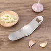 Garlic Press Rocker, Stainless Steel Multifunctional Garlic Mincer & Crusher