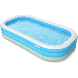 Sable SA-HF025 Inflatable Swimming Pool For Kids/Adults Blow Up 92 x 56 x 20 in