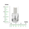 Karlash Premium - Botella de esmalte vacía transparente + cepillo