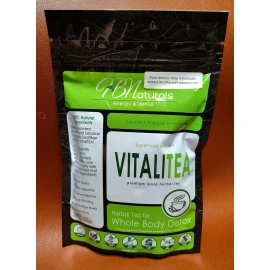 Hb Naturals VitaliTEA Energy & Full Body Detox Organic Loose Leaf Herbal Tea  - 30 Day
