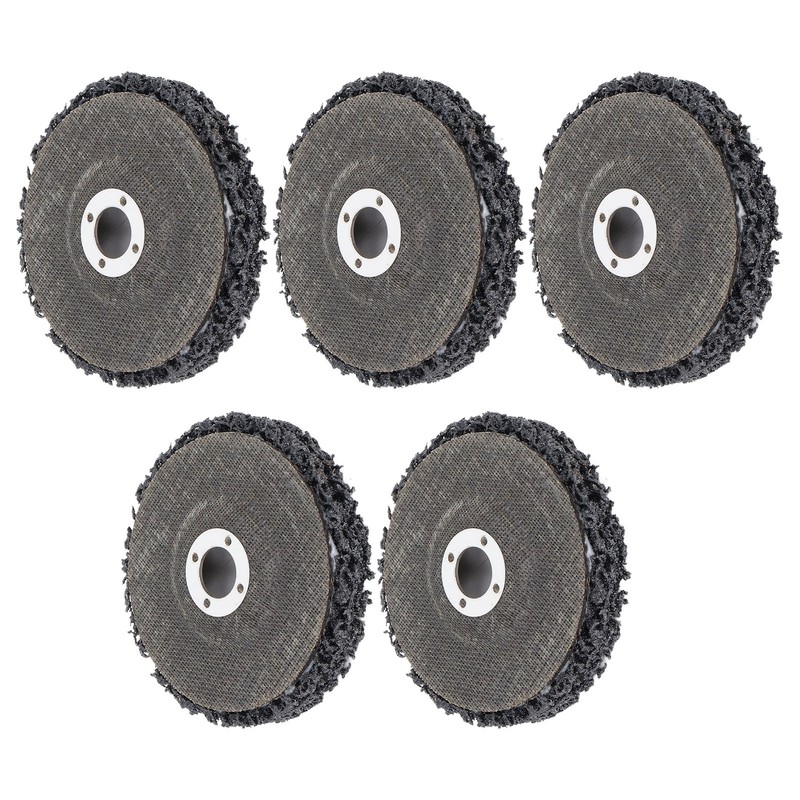 5Pcs Strip Discs Stripping Wheel Black 4 Inch for Stainless