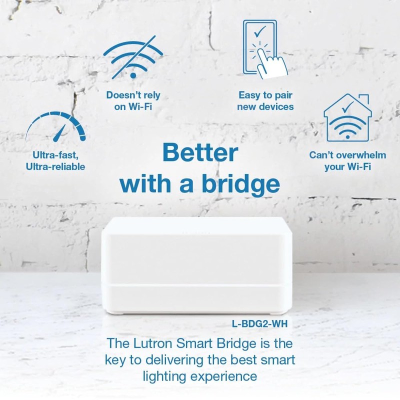 Lutron Caseta Original Smart Light Switch Kit w/ Wall Plate