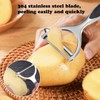Denipry Vegetable Peeler for Kitchen, Fruit Potato Carrot Apple Peeler,Y
