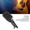 Clip On Guitar Tuner Black LCD Display A0 27.5Hz to