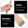 Hakidzel Hoe Wood Handle 2pcs Solid Wood Handle Replace Hammer