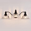 XIEDUN Farmhouse Vanity Lights for Bathroom Vanity Light Fixtures Black