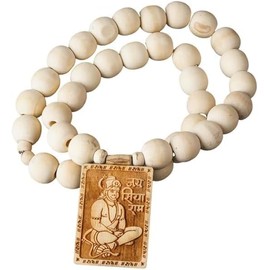 Bageshwar Dham kanthi Mala with Hanuman, Jay shri Ram, Hand Made, Wooden Original Bageshwar Dham Kanthi Mala (Pack of 1)