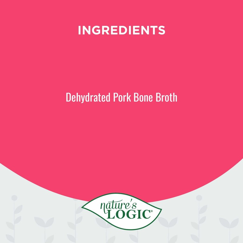 Nature's Logic Dehydrated Bone Broth Powder - 100% Natural Dog