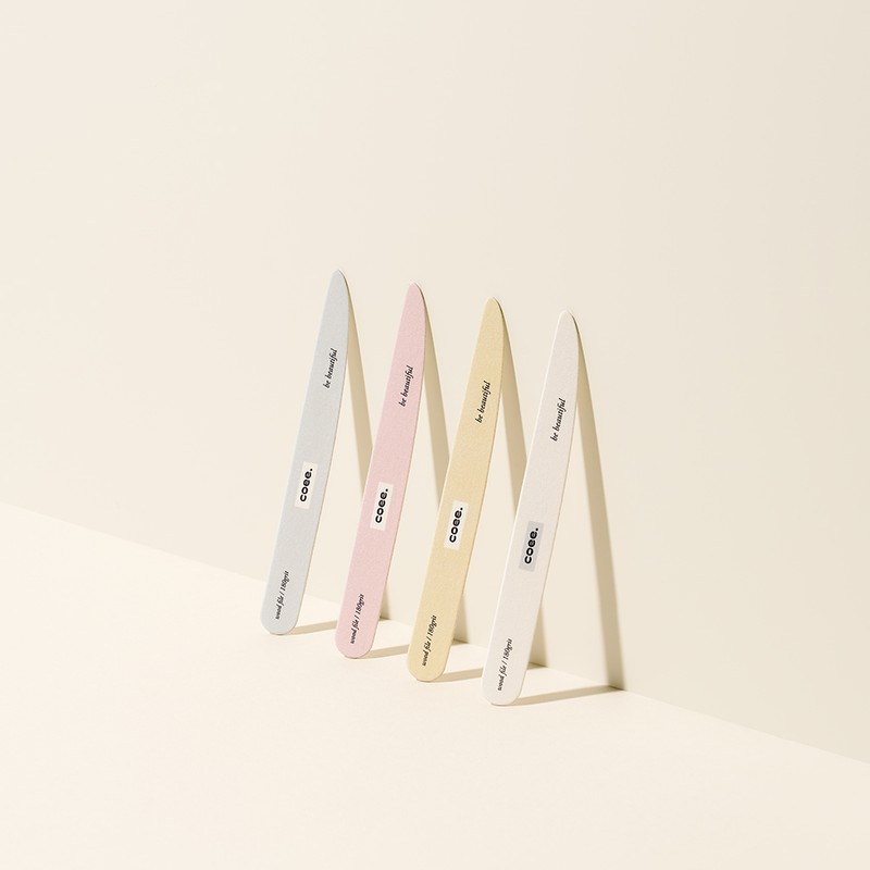 Koi Full Color Long-Lasting Korean Double-Sided Nail File 180 Grit,