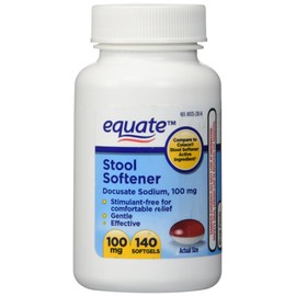Equate - Stool Softener 100 mg, 140 Capsules (Compare to Colace) (1)
