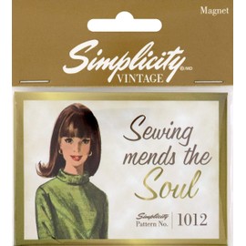Simplicity Vintage Magnet, Multicolour, One Size