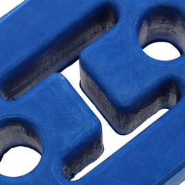 Universal 12mm Hole Car Heavy Duty Exhaust Tail Pipe Rubber Mount Bracket Hanger (Twin Pack)