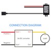 2PCS DC12V/24V to 5V 3A 15W Converter Buck Module USB