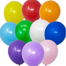 Allgala 100ct 12" Helium Grade Premium Latex Balloons-Assorted-BL52000