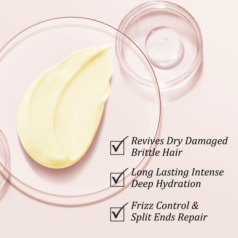 Tgideas Smooth Hydrating Hair Mask， Strengthening Shampoo ， For Dry