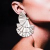 Gold Statement Earrings 18K Chunky Gold Earrings Knot Earrings Silver