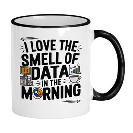 Casitika Data Scientist Gift – Funny Data Mug for Co-Worker, Researcher or Analyst – 11 oz Appreciation Cup for Computer Science & Statistics Lovers. (Love The Smell)