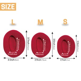 GNEGNI LIFE Winter Bandless Ear Muffs, 1 Pair Portable Thermal Ear Cover Unisex for Ladies Mens Outdoor Working Skiing Cycling