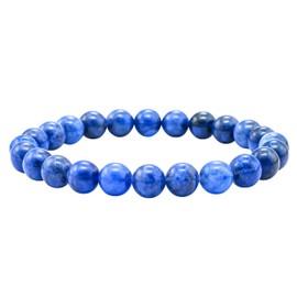 Amazing Gemstone Sodalite Bracelet for Women Men's Gifts - Protection Healing Crystal Bracelet - 8mm Gemstone Beaded Stretchable Bracelet